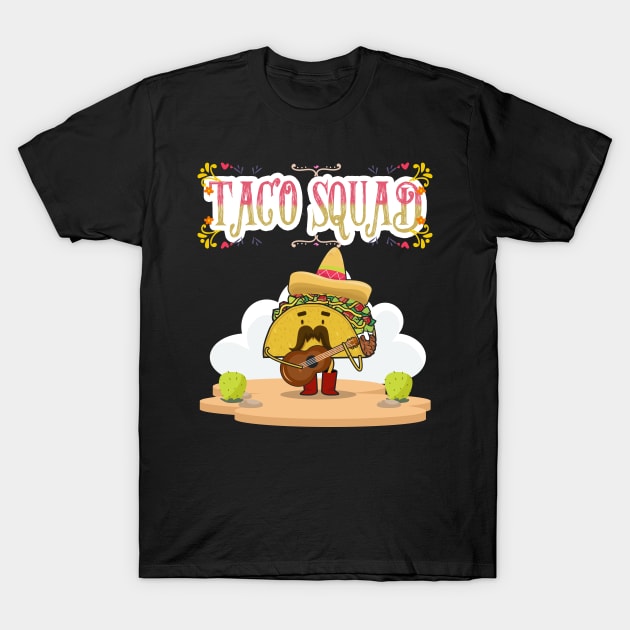 Taco squad vintage funny parties tacos love T-Shirt by MarrinerAlex